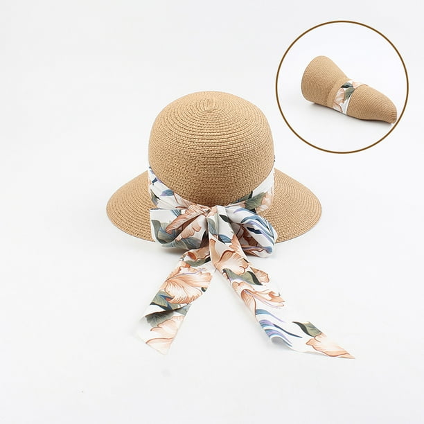 Summer Ladies Fashion Wild Straw Hat Wide Brimmed Bow Beach Hat Sun Hat Women Sunscreen Hat Mountaineering Cap Summer Ladies Fashion Wild Straw Hat Wide Brimmed Bow Beach Hat Sun Hat Women Sunscreen Hat Mountaineering Cap